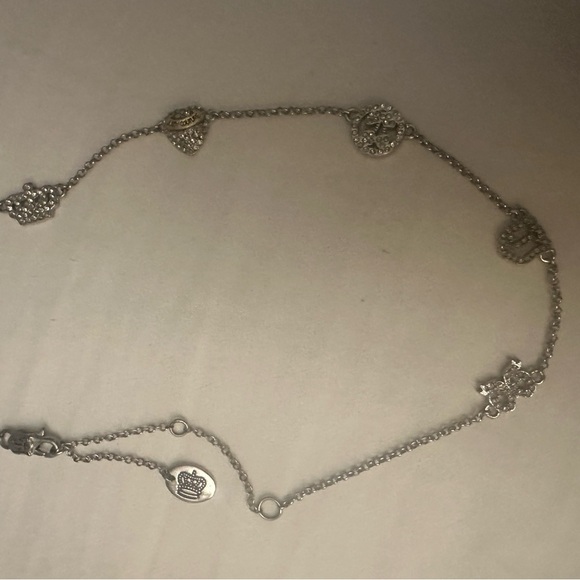 Juicy Couture Silver Heart Charm Necklace - Picture 2 of 5